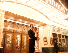 Bride & Groom Night Shot / Photography by Ben Chrisman