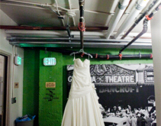 Wedding Dress at Theatre / Photography by Austin & Dara