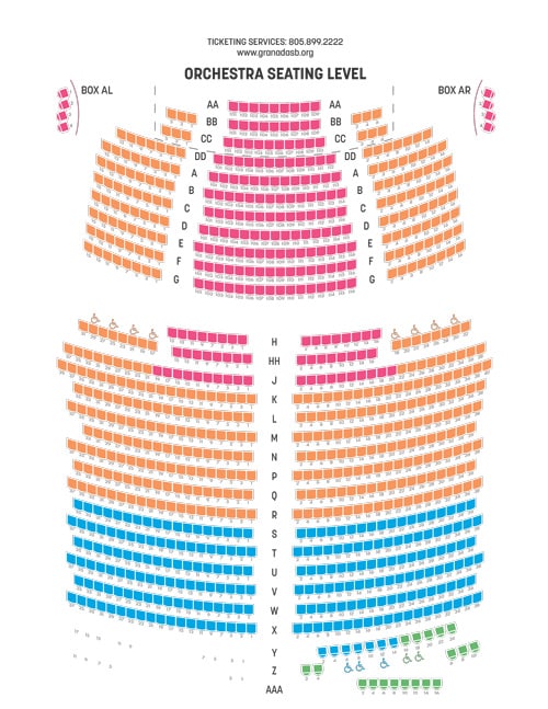 Al Green Theatre Seating Chart