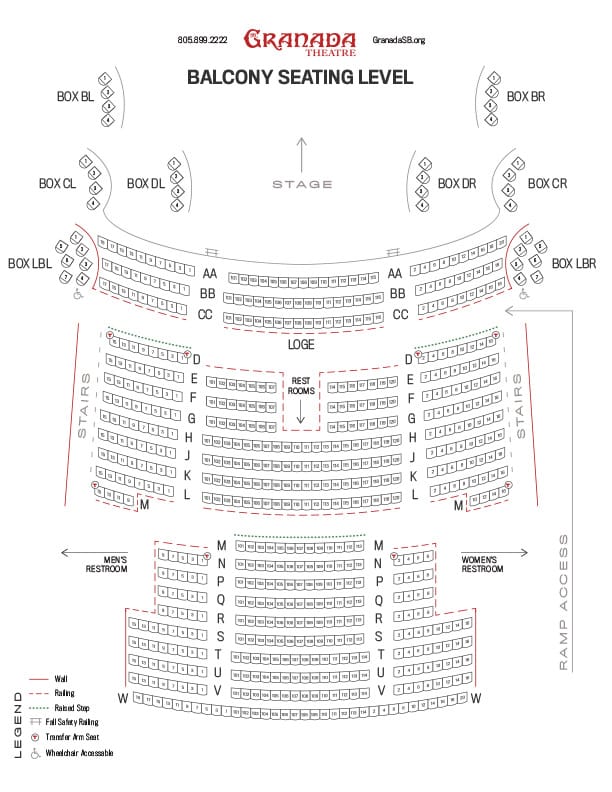 Broad Theatre Santa Seating Chart